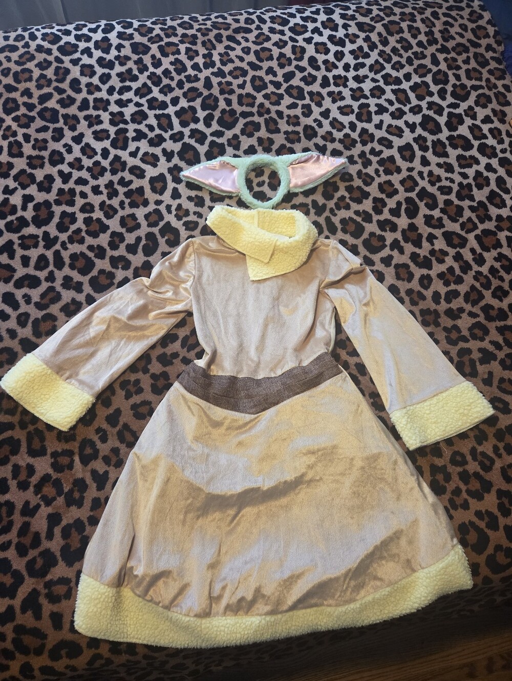 Grogu Costume Dress And Headband